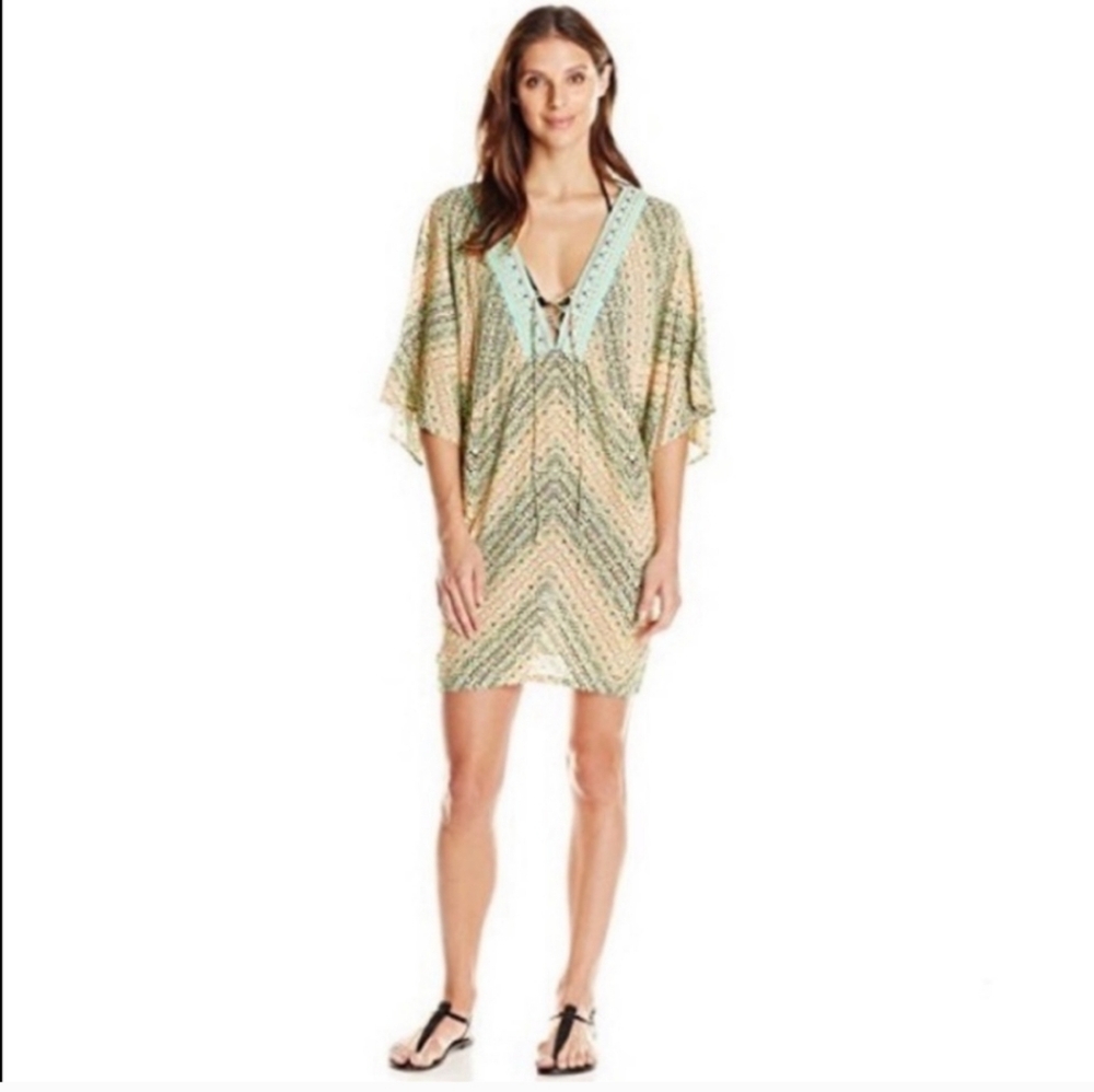 NWT Nanette Lepore Embroidered Swim Cover-Up Size Medium‎